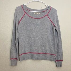 Old Navy Sweater - Gray/Pink - Vintage - XSmall